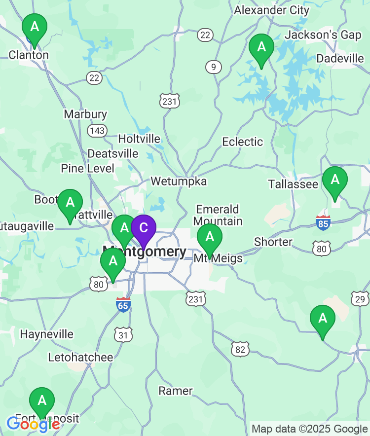 Montgomery Available Airport Options
